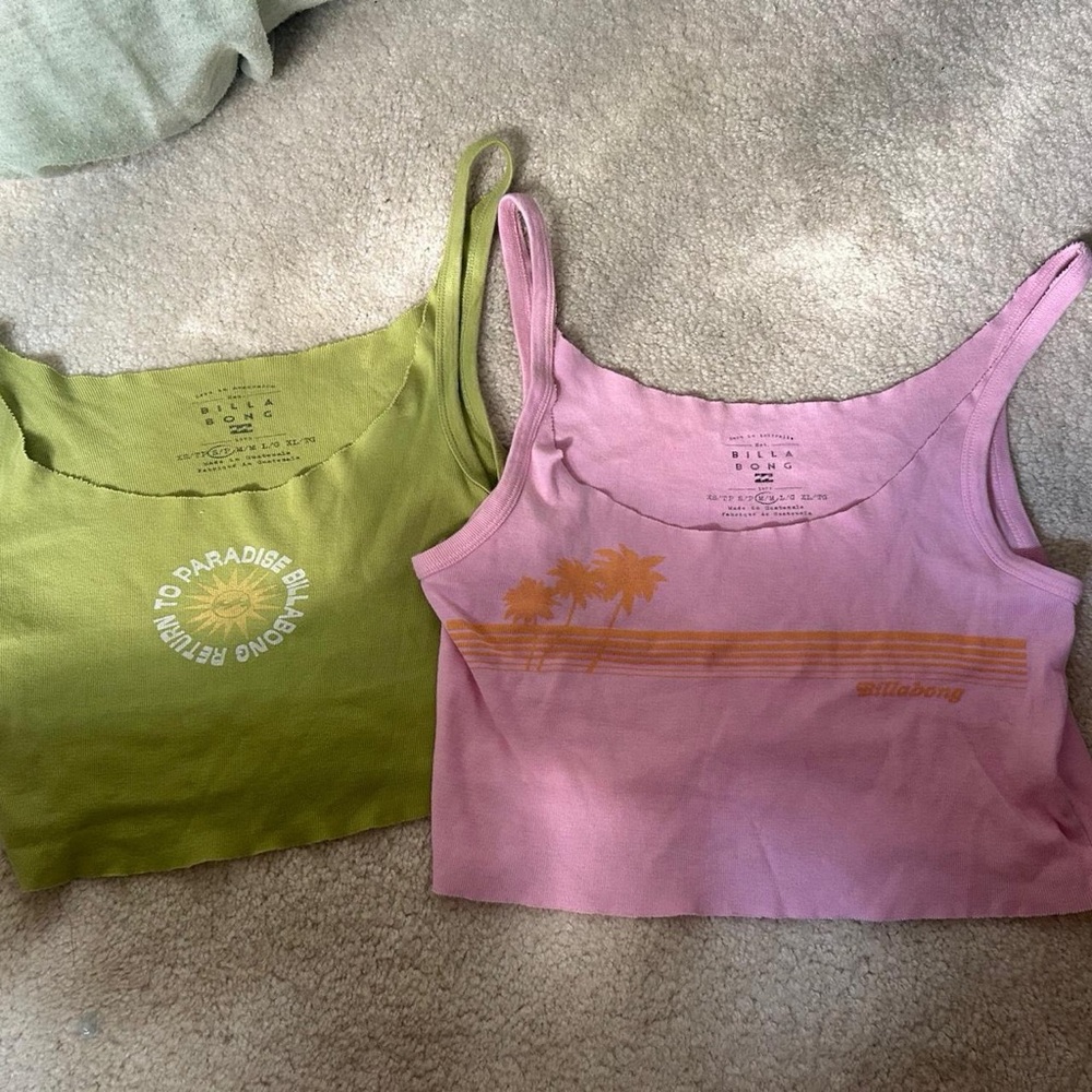 Billabong Light Pink Casual Top